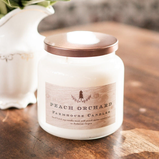 Peach Orchard Candle Farmhouse Candle Shop