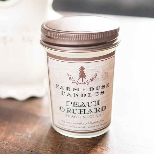 Peach Orchard Candle Farmhouse Candle Shop
