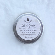 Let it Snow Candle - Farmhouse Candle Shop